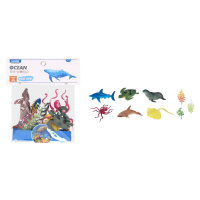 Zvířátka figurky mořský svět 6 ks set 10 cm