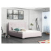 Čalouněná postel DANGELO 1 180x200 cm, růžová látka