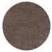 Ayyildiz koberce Kusový koberec Life Shaggy 1500 mocca kruh Rozměry koberců: 160x160 (průměr) kr