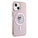 Karl Lagerfeld hard silikonové pouzdro iPhone 15 6.1" pink IML Choupette MagSafe