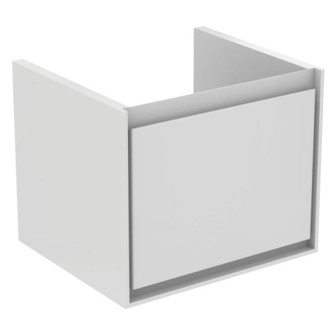 Koupelnová skříňka pod umyvadlo Ideal Standard Connect Air 48x40,9x40 cm bílá lesk/světle šedá m