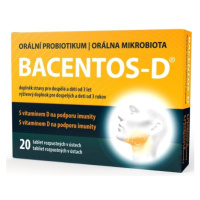 BACENTOS-D orální probiotikum tbl.20