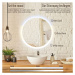 AQUAMARIN Koupelnové LED zrcadlo kulaté, 60 cm