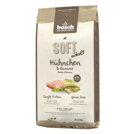 Výhodná dvojitá balení bosch - Bosch HPC Soft kuřecí s banány (2 x 12,5 kg)