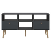 Antracitový TV stolek 117x61 cm Bodo – Tvilum