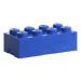 LEGO Box na svačinu 100 x 200 x 75 mm - modrý