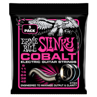 Ernie Ball 3723 Cobalt Super Slinky 3-Pack