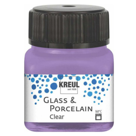 Kreul Barva na sklo a porcelán  clear 20 ml LILA