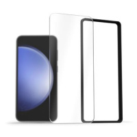 AlzaGuard 2.5D Glass EasyFit 2 Pack pro Samsung Galaxy A54 5G / S23 FE s instalačním rámečkem