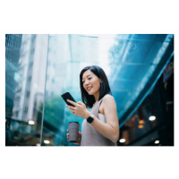 Fotografie Successful young Asian businesswoman holding a, d3sign, 40 × 26.7 cm