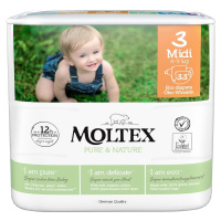 Moltex Dětské plenky Midi 4-9 kg Pure & Nature 33 ks