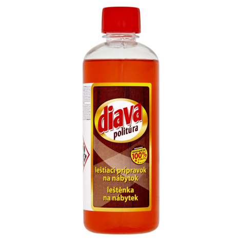 Diava politura Červená leštěnka na nábytek, 500 ml