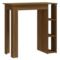 Barový stůl s regálem hnědý dub 102 × 50 × 103,5 cm, 812965