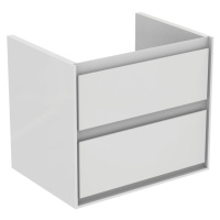 Koupelnová skříňka pod umyvadlo Ideal Standard Connect Air 60x44x51,7 cm světle šedá lesk/bílá m