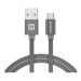 Kabel SWISSTEN USB/Micro USB 1,2M šedý