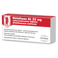 Diclofenac AL 25 mg 20 tablet