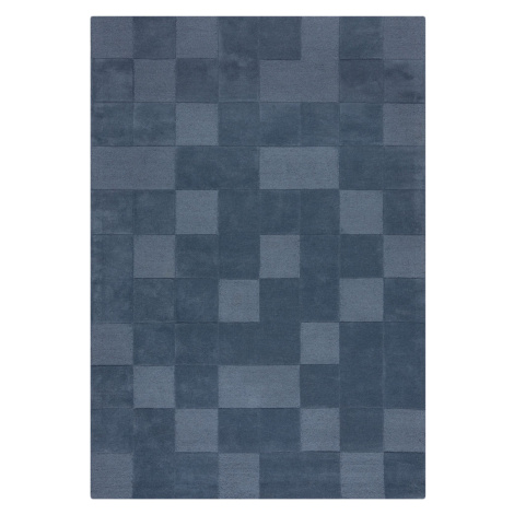 Flair Rugs, Kusový koberec Moderno Checkerboard Blue, 200x290, modrá, chodba / předsíň