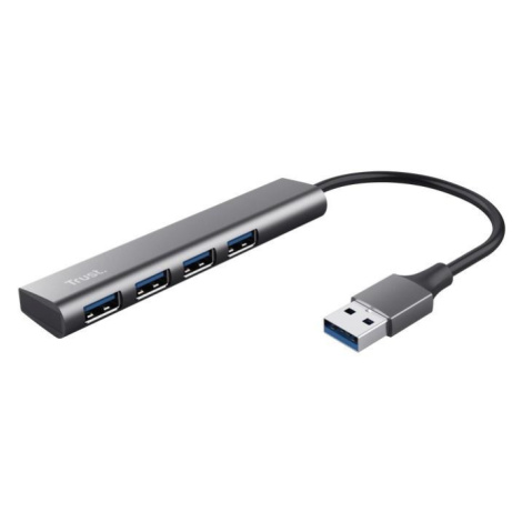 TRUST Rozbočovač Halyx Aluminium 4 Port USB 3.2 Gen1 Hub