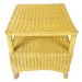 Ratanový obývací stolek ADELE - světlý med