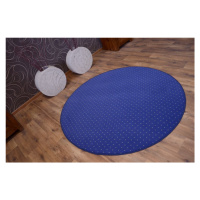 Dywany Lusczow Kulatý koberec AKTUA Breny modrý