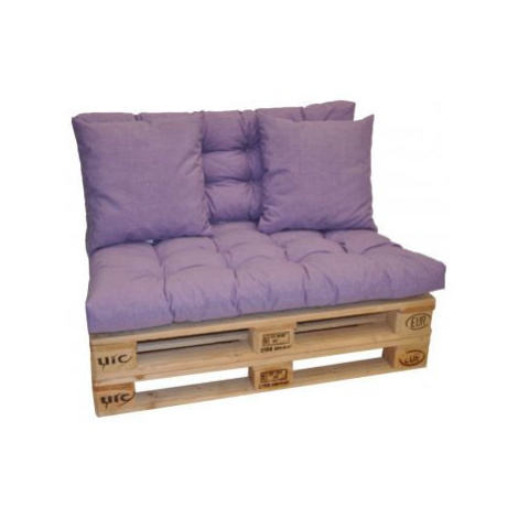 Sada polstrů na paletový nábytek - fialový MELÍR FOR LIVING