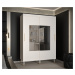 Šatní skříň Abi Calipso Tor Barva korpusu: Bílá, Rozměry: 150 cm, Dveře: Bílá + zrcadlo