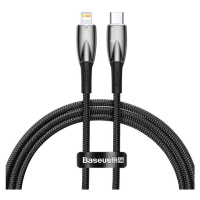 Kabel USB-C cable for Lightning Baseus Glimmer Series, 20W, 1m (Black)