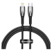 Kabel USB-C cable for Lightning Baseus Glimmer Series, 20W, 1m (Black)