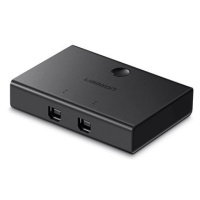 Ugreen USB-A 2.0 2 In 1 Out Sharing KVM Switcher Black