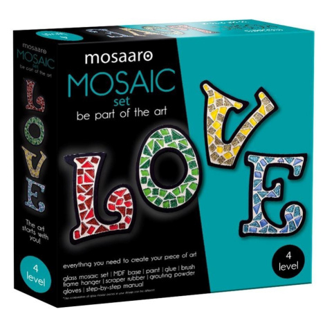 MOSAARO Sada na výrobu mozaiky - LOVE Figured ART
