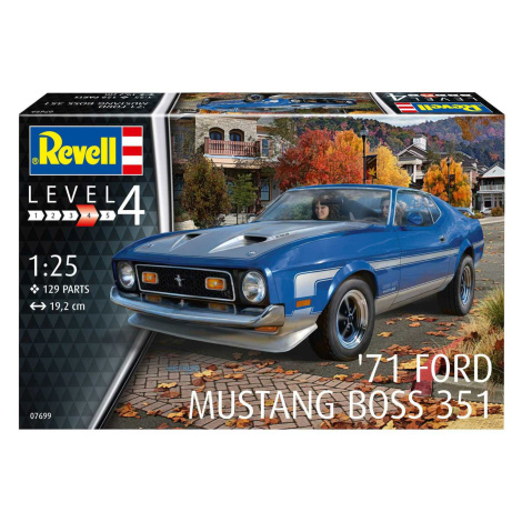 ModelSet auto 67699 - 71 Mustang Boss 351 (1:25) Revell