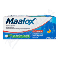 Maalox 400mg/400mg tbl.mnd.40