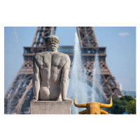 Fotografie Eiffel Tower from Trocadero in Paris, France, Neil Emmerson, 40 × 26.7 cm