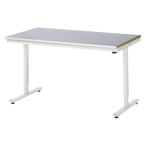 RAU Psací stůl s elektrickým přestavováním výšky, ocelový povlak, nosnost 150 kg, š x h 1500 x 8