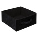 DekorStyle Textilní box 31 cm černý