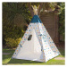 Bigjigs Toys Teepee pestrofarebné