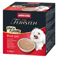 Animonda Vom Feinsten Adult Snack Pudding - 3 x 85 g hovězí