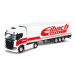 Bburago 1:43 Truck with trailer - Scania 770 S - White Trailer Eibach