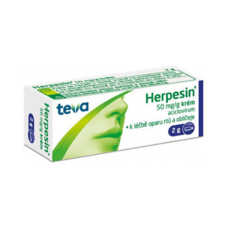 Herpesin krém drm.crm. 1 x 2 g 5% Teva