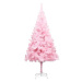 Umělý vánoční stromek se stojanem růžový 210 cm PVC