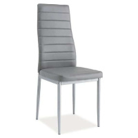Casarredo Jídelní čalouněná židle H-261 Bis šedá/alu