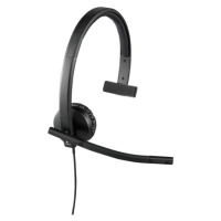 Logitech USB Headset H570e Mono Černá