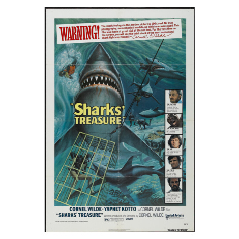 Ilustrace Sharks Treasure, 26.7 × 40 cm