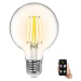 B.V. LED Stmívatelná žárovka FILAMENT G80 E27/6W/230V 2700-6500K Wi-Fi