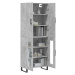 vidaXL Skříň highboard betonově šedá 69,5x34x180 cm kompozitní dřevo