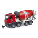 Mercedes Benz Arocs Red míchačka na beton 03655 BRUDER