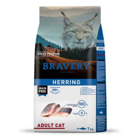Bravery cat  ADULT HERRING  - 7kg