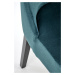 HALMAR Jídelní židle MODULO 50 cm zelená/černá