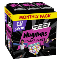 NINJAMAS Kalhotky plenkové Pyjama Pants Srdíčka, 54 ks, 8 let, 27kg-43kg