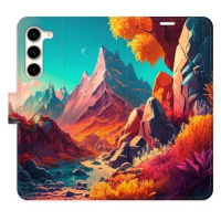 iSaprio flip pouzdro Colorful Mountains pro Samsung Galaxy S23+ 5G